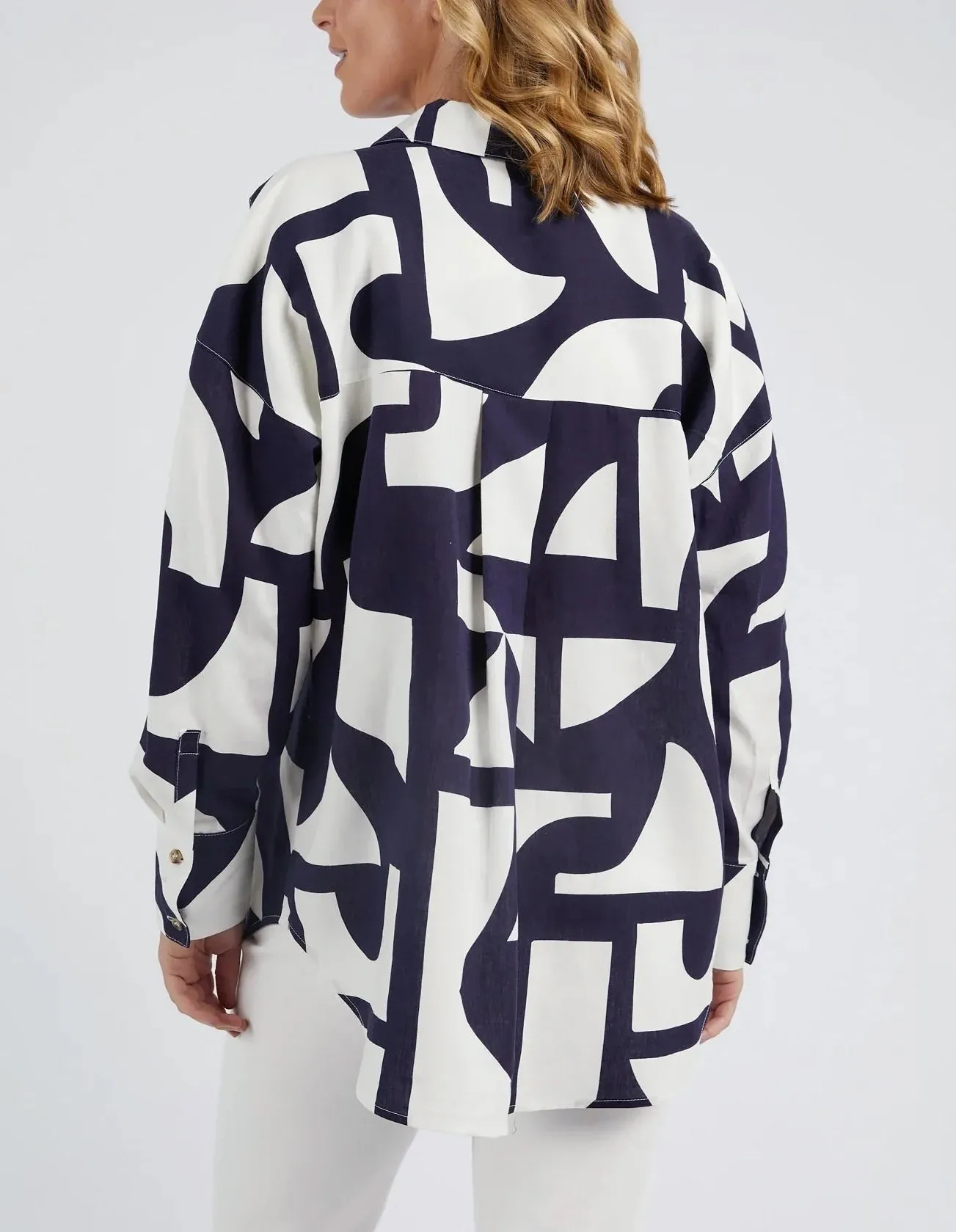 Dali Abstract Shirt - Midnight Abstract