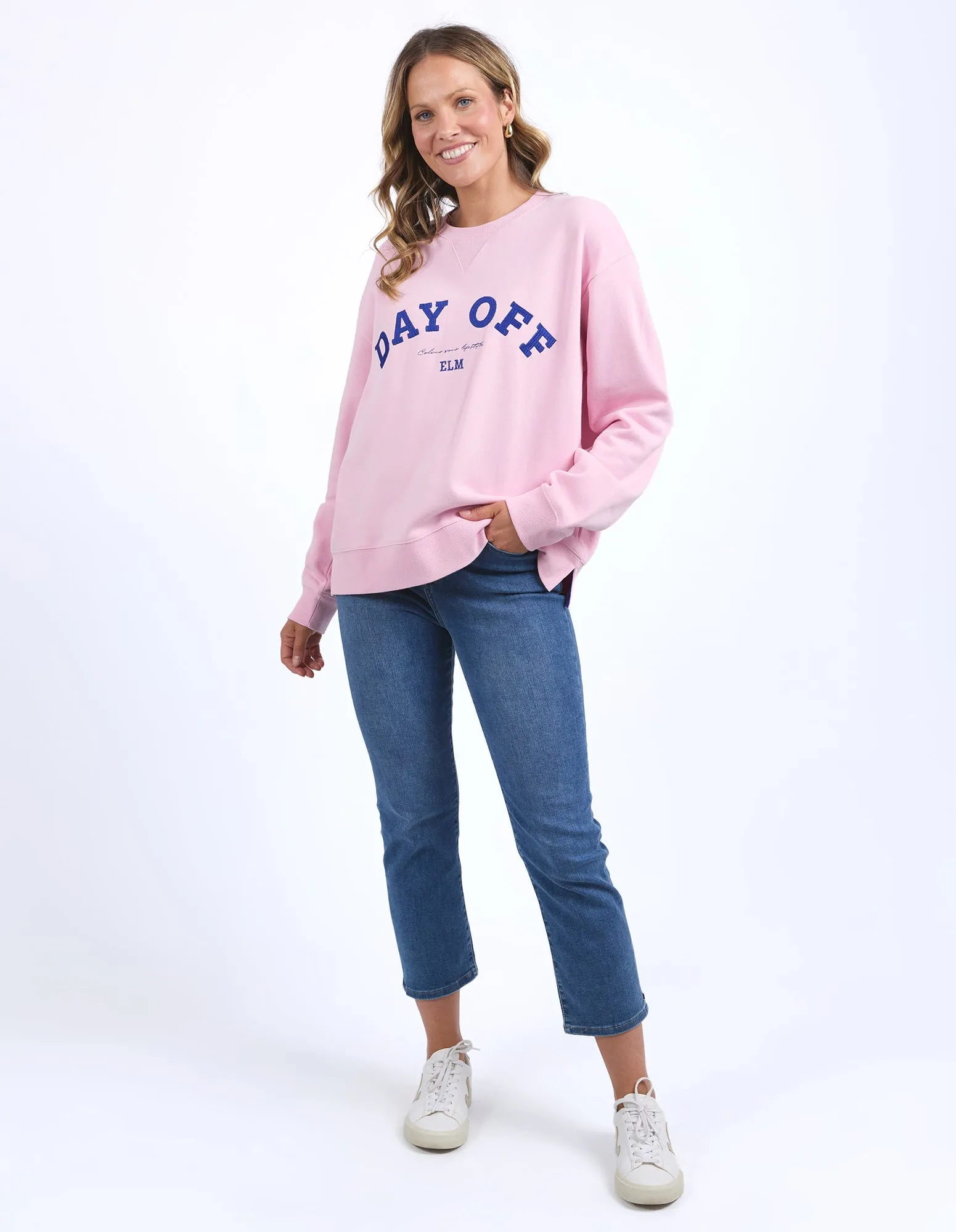 Day Off Crew - Soft Pink