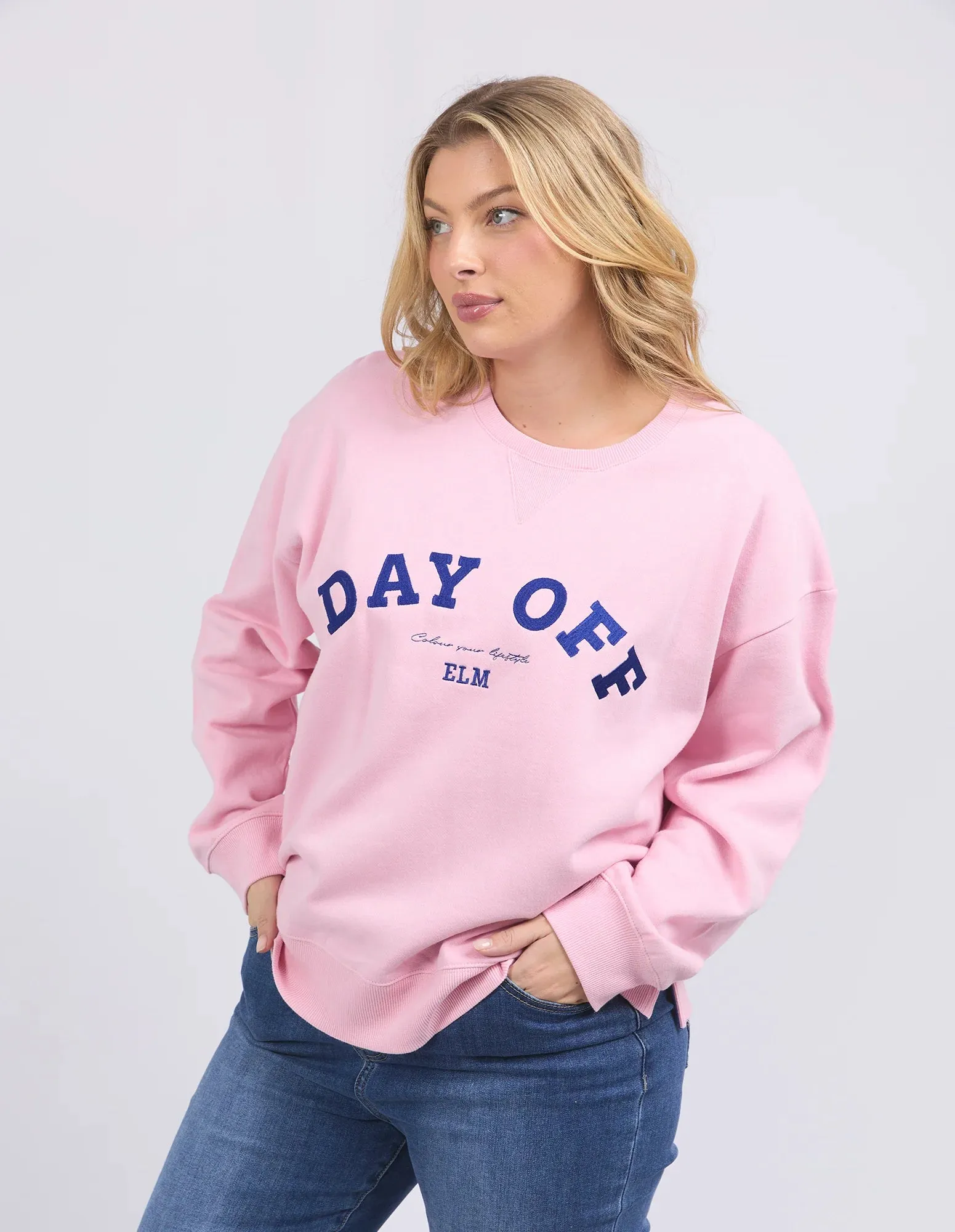Day Off Crew - Soft Pink