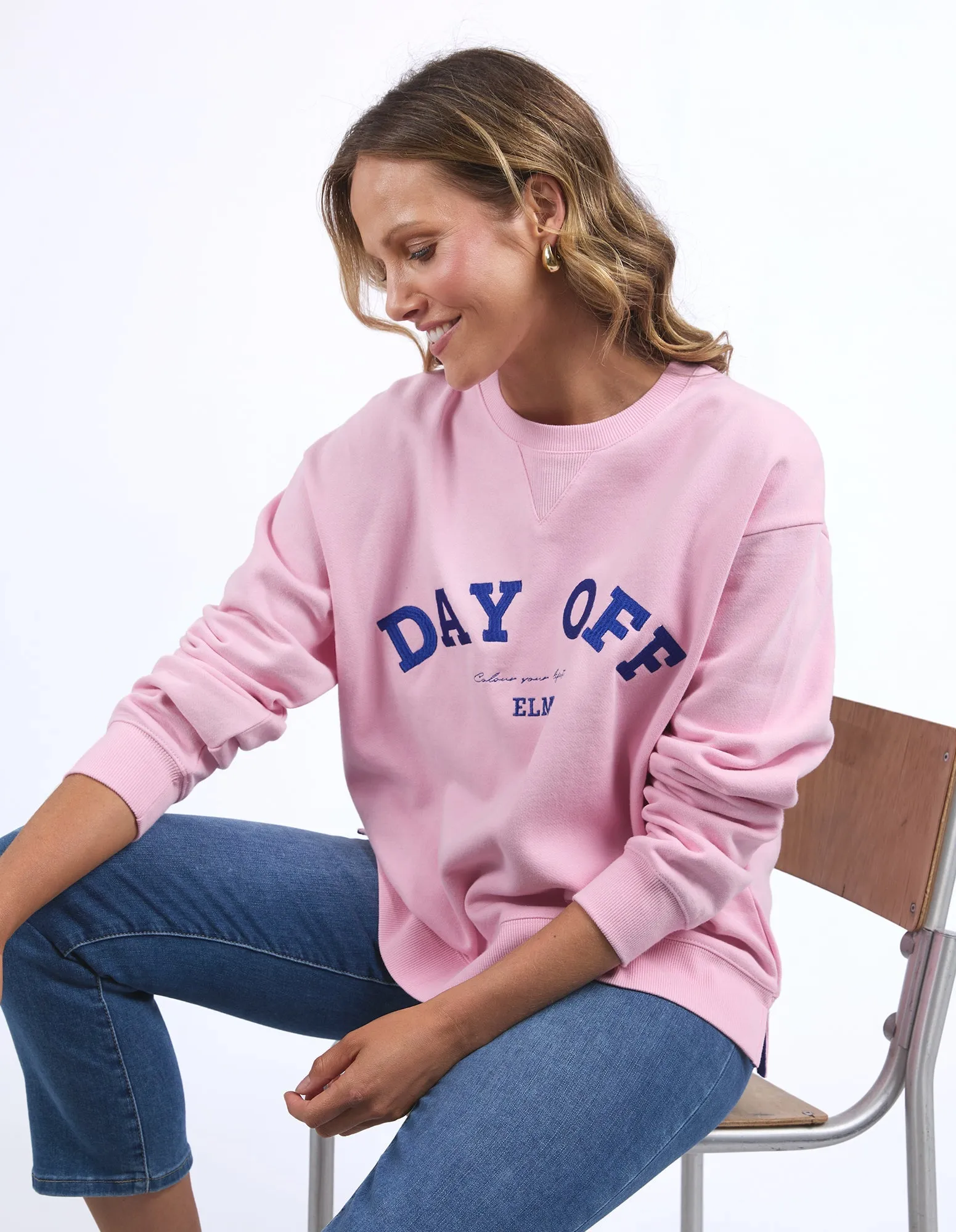Day Off Crew - Soft Pink