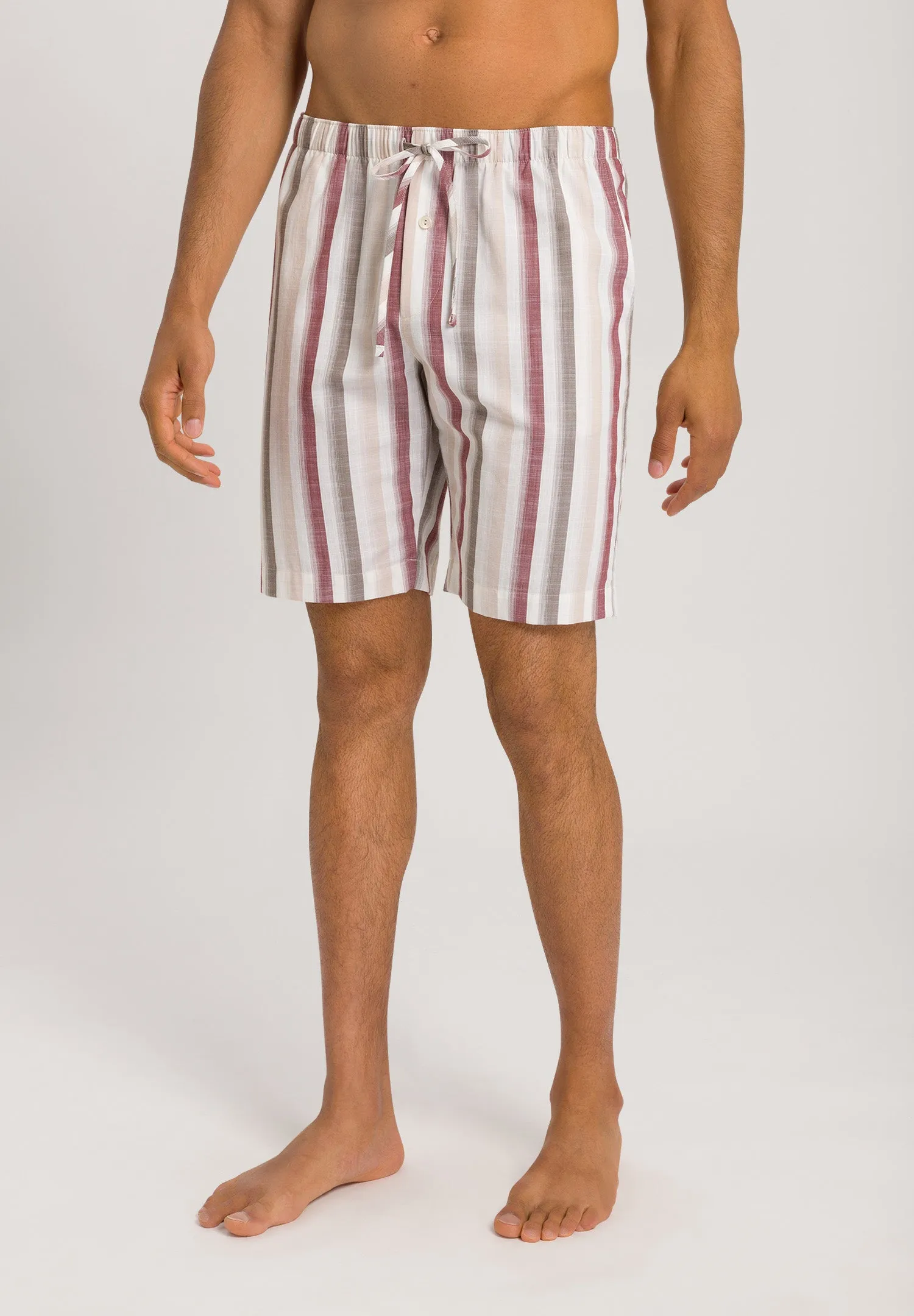 Night And Day Short Woven Pant | Russet Beige Stripe 75117-2876