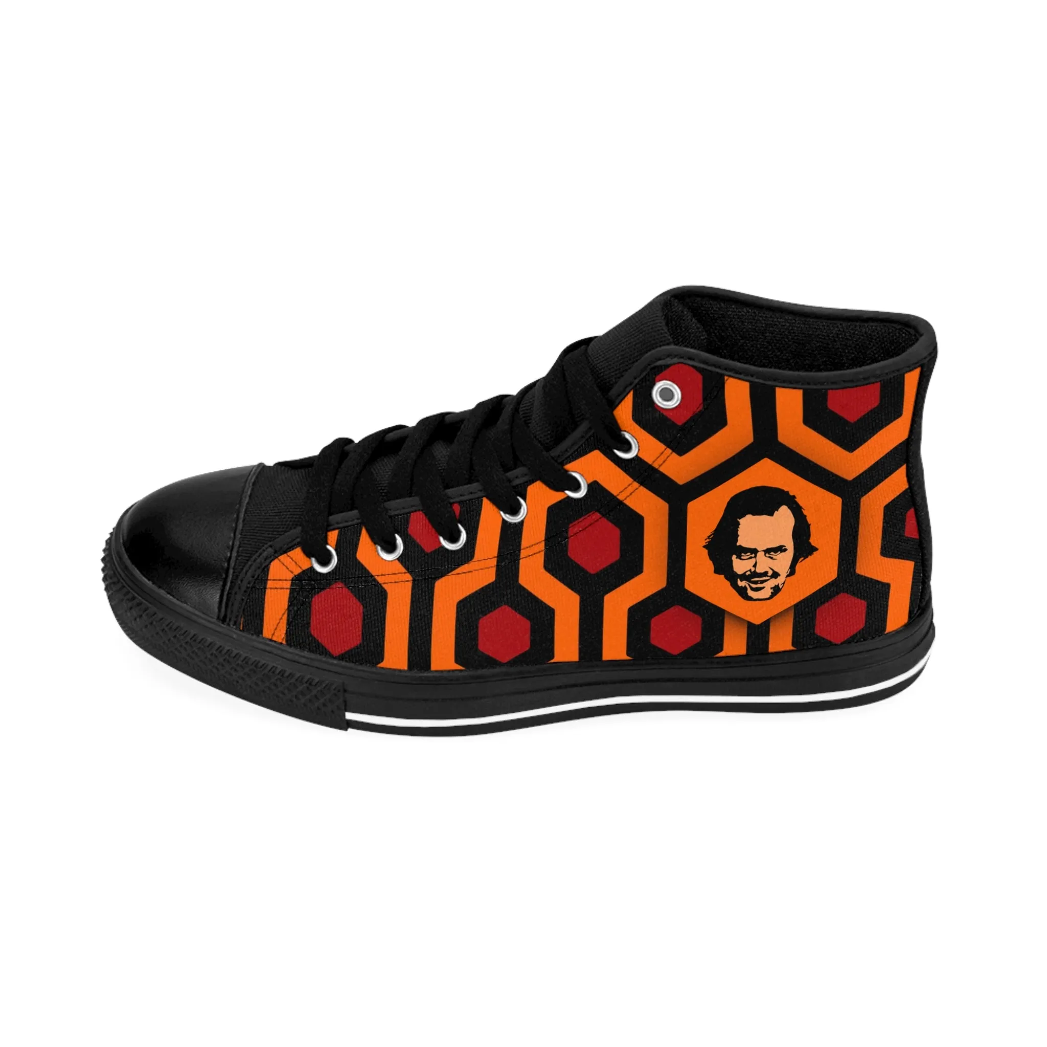 Redrum 237 - The Shining Smiley Face | High Top Canvas Sneakers