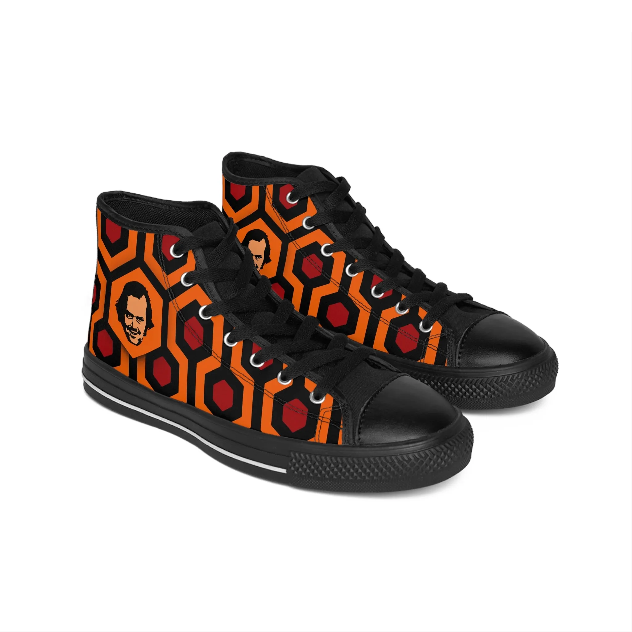 Redrum 237 - The Shining Smiley Face | High Top Canvas Sneakers