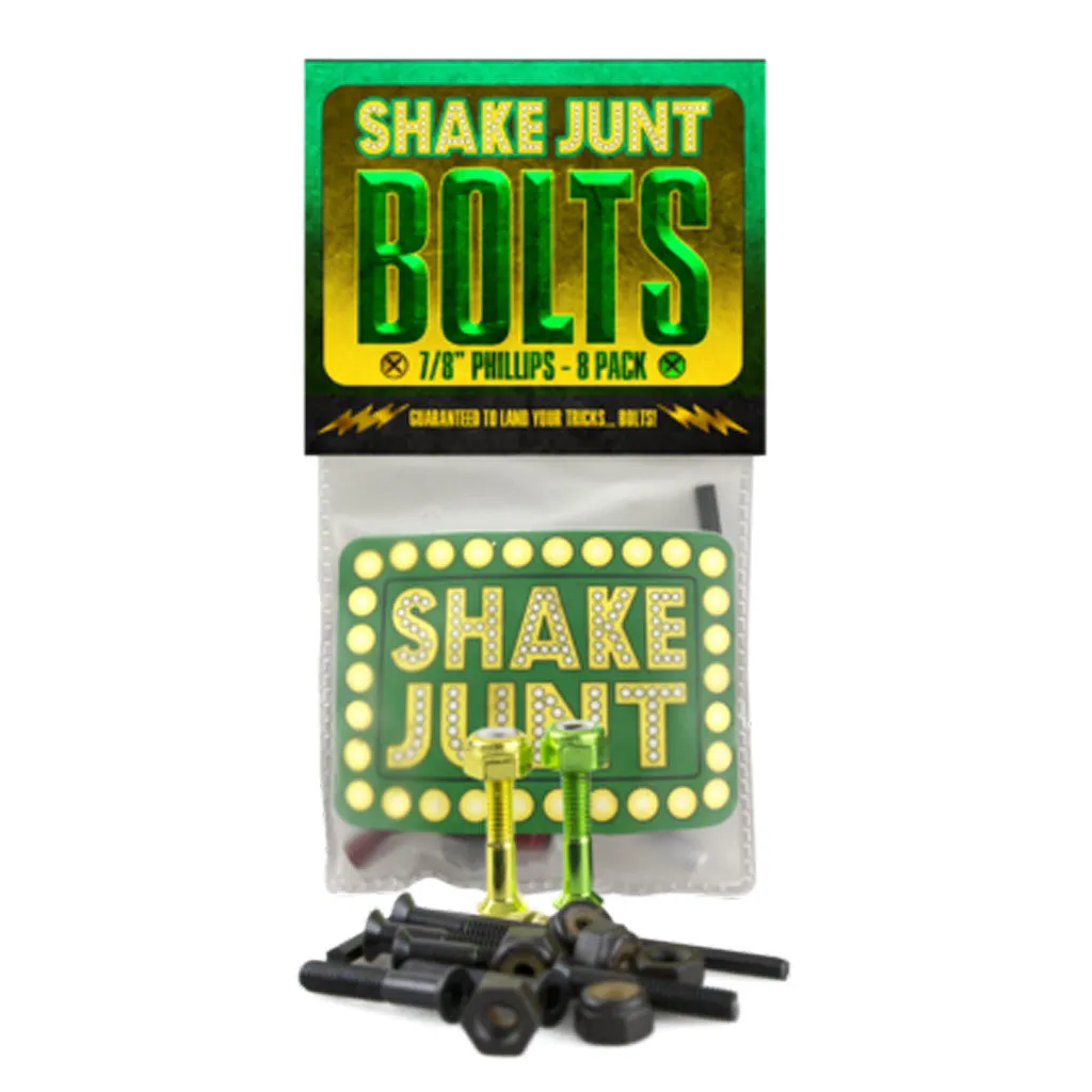 SHAKE JUNT HARDWARE - BLACK/GREEN/YELLOW 7/8" ALLEN