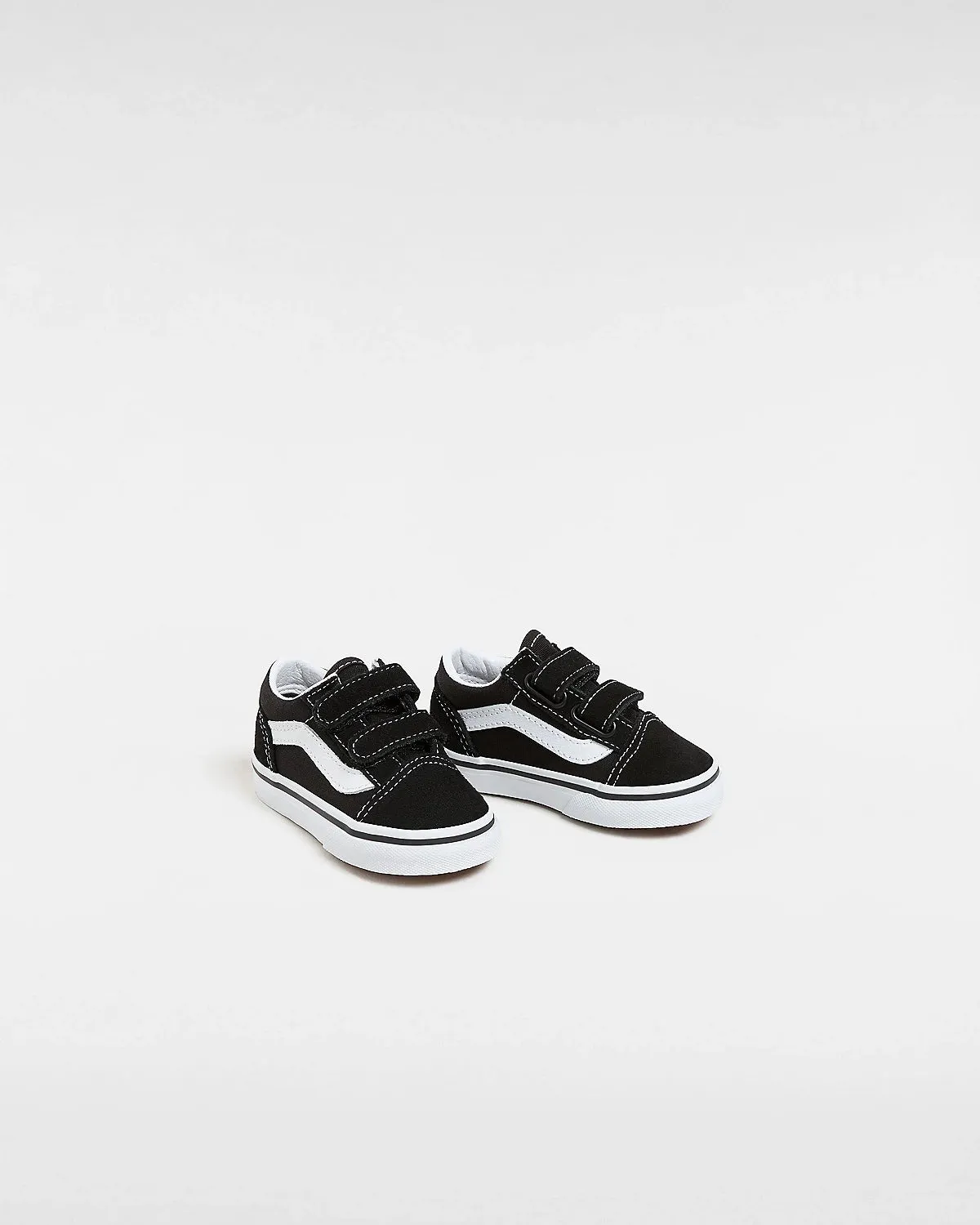 Vans Toddler's Old Skool Hook And Loop Shoes (1-4 years) Black VN000D3YBLK